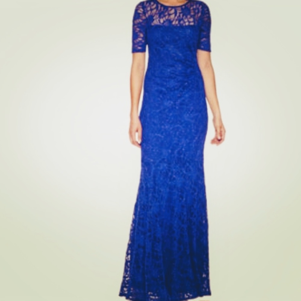 Royal Blue Lace Dress